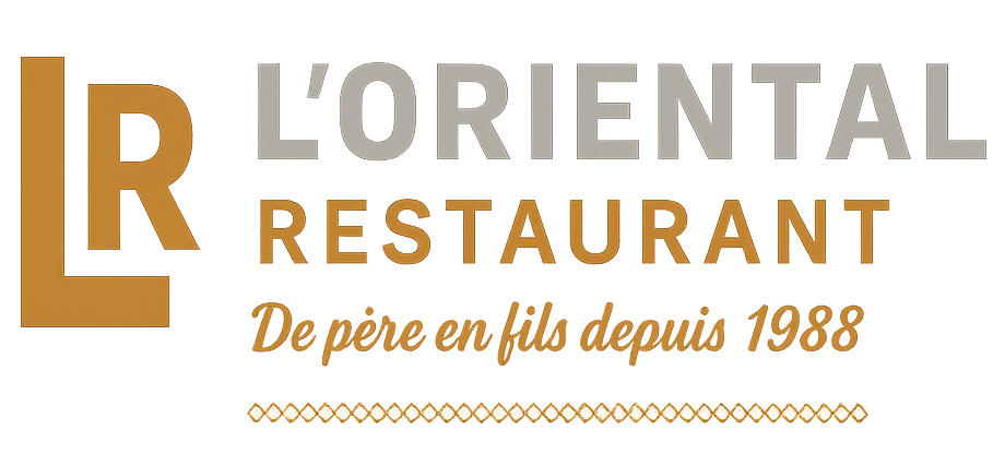 Logo du Restaurant L'Oriental, partenaire officiel du club de badminton de Valserhône, situé à Bellegarde-sur-Valserine dans l'Ain.